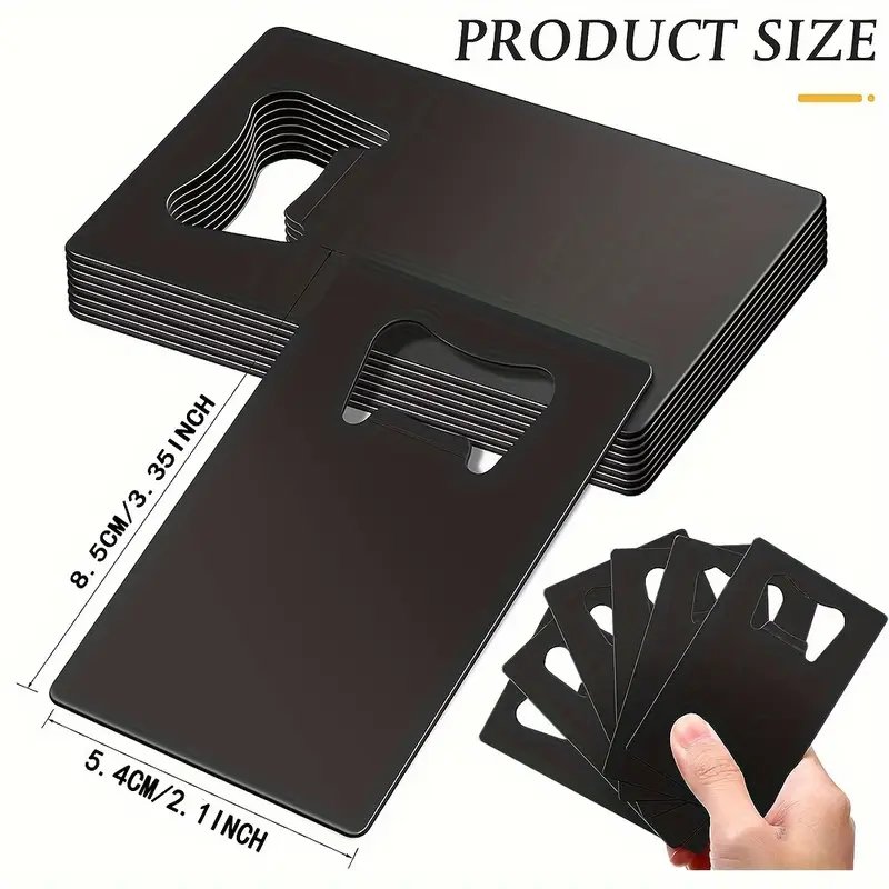 Destapador tipo tarjeta