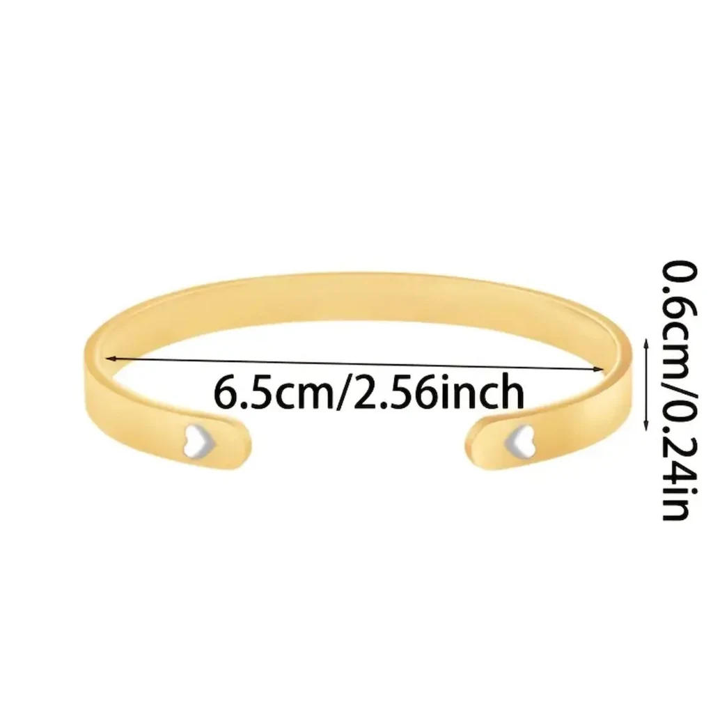 Brazalete Dorado 6 mm troquelado