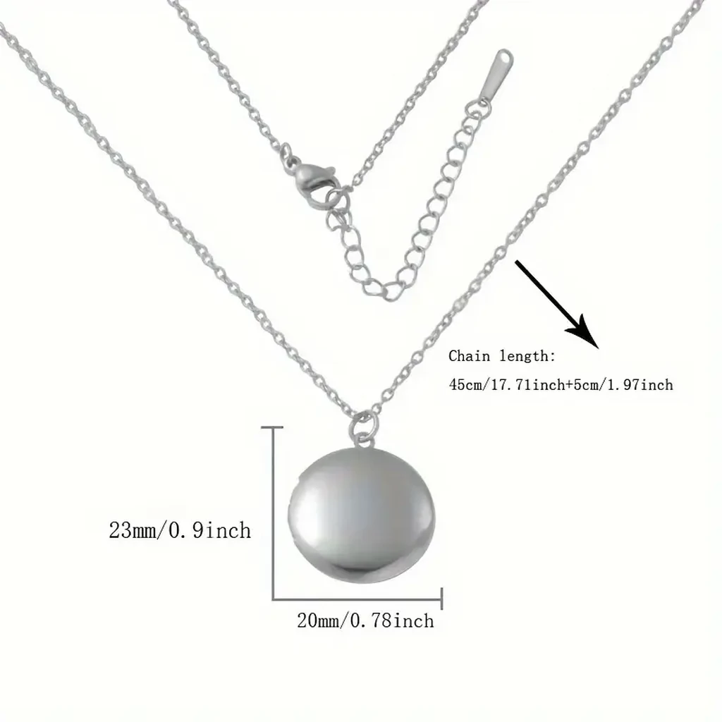 Collar Relicario redondo