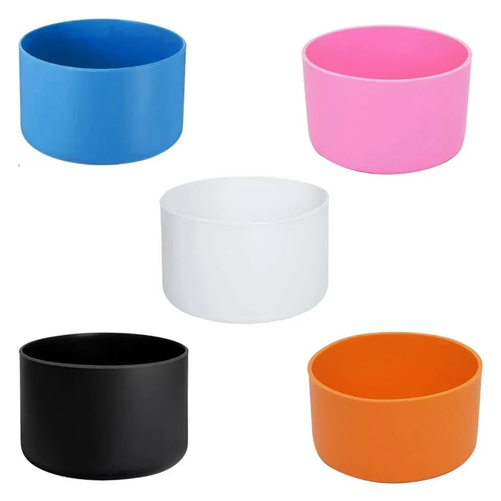 Fundas de silicona para botella, protector inferior